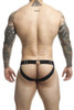 DMBL04* MaleBasics Men's Dngeon Peak-a-Boo Jockstrap Color Midnight