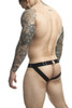 DMBL04* MaleBasics Men's Dngeon Peak-a-Boo Jockstrap Color Midnight