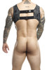 DMBL08* MaleBasics Dngeon Crop-Top Cock-Ring Harness Color Midnight