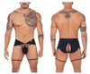 0839 Pikante Men's Toxic Jockstrap Color Black