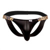 99536X CandyMan Men's Bikini Jockstrap Color Black Leopard