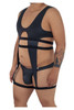 99541X CandyMan Men's Gladiator Bodysuit Color Black