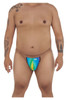 99571X CandyMan Men's Invisible Micro G-String Color Rainbow