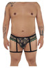 99580X CandyMan Men's Camo Garter Thong Color Green