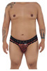 99596X CanyMan Men's Mesh-Lace Thong Color Leopard Print