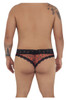 99596X CanyMan Men's Mesh-Lace Thong Color Leopard Print