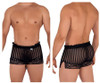 99601 CandyMan Men's Lounge Pajama Shorts Color Black