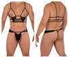 99604 CandyMan Men's Harness-Thong Outfit Color Black