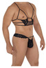 99604 CandyMan Men's Harness-Thong Outfit Color Black