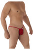 99606 CandyMan Men's Bow Jockstrap Color Red