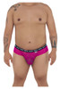 99615X CandyMan Men's "Spank Me" Lace Briefs Color Pink