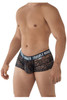 99616 CandyMan Men's "Trouble Maker" Lace Trunks Color Black