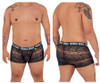 99616X CandyMan Men's "Trouble Maker" Lace Trunks Color Black