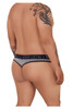 91101X Xtremen Men's Microfiber Thong Color Jasper Gray