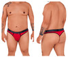 91101X Xtremen Men's Microfiber Thong Color Red