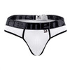 91101X Xtremen Men's Microfiber Thong Color White