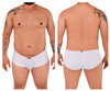 91103X Xtremen Men's Microfiber Mini Trunks Color White