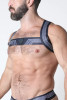 CellBlock 13 Kennel Club Elastic Bandit Harness Color Grey