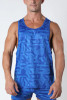 Timoteo Active Sport Racer-Back Tank Top Color Blue