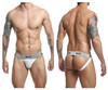 MBL107 MaleBasics Men's MOB Classic Fetish Jockstrap Color White