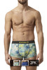 UMPA074 Papi Men's 2PK Micro-Flex Brazilian Trunks Color Tie Dye-Blue