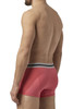 UMPA080 Papi Men's 2PK Micro-Flex Brazilian Trunks Color Pink-Black