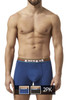 UMPA088 2PK Micro-Flex Brazilian Boxer Briefs Color Blue-Black