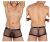 RS035 Roger Smuth Men's Lace Trunks Color Black