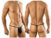 Men’s G-String – Sleek Sexy Minimalist Underwear (Black) by CandyMan