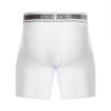 22120100209 Unico Men's Lustre A22 Boxer Briefs Color 00-White