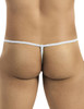 Men’s G-String – Sleek Sexy Minimalist Underwear (White) by CandyMan