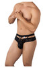 99627 CandyMan Men's Lace Jockstrap Color Black