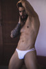 0983 Pikante Men's Novo Thong Color White