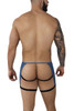 0985 Pikante Men's Hare Garter Jockstrap Color Blue