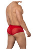 99629 CandyMan Men's Trunk and Thong Two-Piece Set Color Red