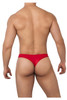 99629 CandyMan Men's Trunk and Thong Two-Piece Set Color Red