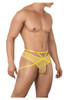 99640 CandyMan Men's Mesh Thong Color Yellow