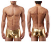 153070 MalePower Men's Heavy Metal Mini Shorts Color Gold