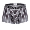 21070100121 Unico Men's Stripy Trunks Color 63-Gray
