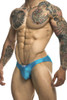 XSJ01 JUSTIN+SIMON Men's Classic Bikini Color Turquoise