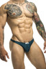 XSJ03 JUSTIN+SIMON Men's Classic Thong Color Opal Green