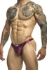 XSJ03 JUSTIN+SIMON Men's Classic Thong Color Wine