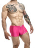 XSJ08 JUSTIN+SIMON Men's Classic Trunks Color Hot Pink