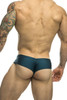 XSJ22 JUSTIN+SIMON Men's Cheek Briefs Color Opal Green