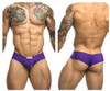 XSJ22 JUSTIN+SIMON Men's Cheek Briefs Color Purple