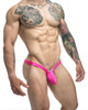 XSJBU02 JUSTIN+SIMON Men's Bulge Thong Color Pink