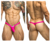 XSJBU02 JUSTIN+SIMON Men's Bulge Thong Color Pink