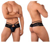 Men’s Lace Thong Lingerie – Sheer Sexy Underwear (Black) by CandyMan