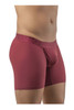 EW1198 ErgoWear Men's FEEL XV Boxer Briefs Color Burgundy