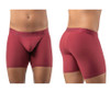 EW1198 ErgoWear Men's FEEL XV Boxer Briefs Color Burgundy